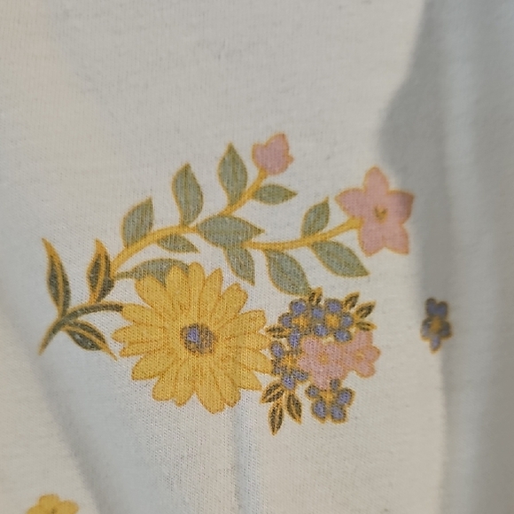 The Children's Place Cream Short Sleeve Blouse with Relaxed Fit - Picture 3 of 3